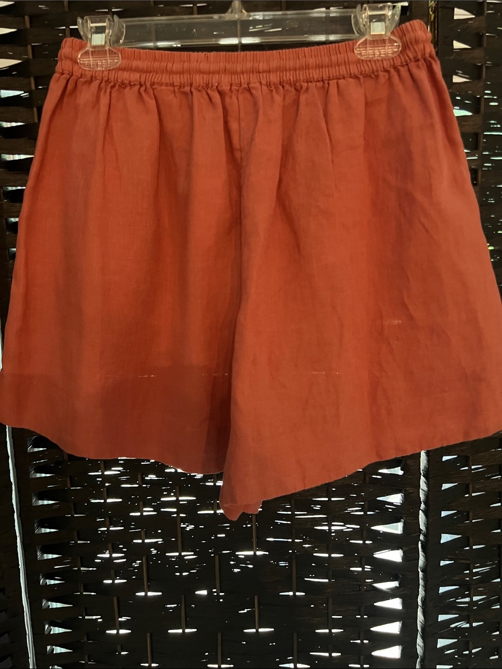 Talbots Haven Linen Shorts in Dusty Pink Coral NWT - Picture 7 of 10